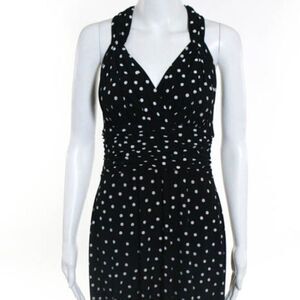 Evan Picone Black White Polka Dot Dress Sz. 6